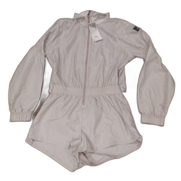 Adidas Windweave Running Carrera Grey Boa Jacket Romper Women's Size Small NWT - Picture 1 of 3